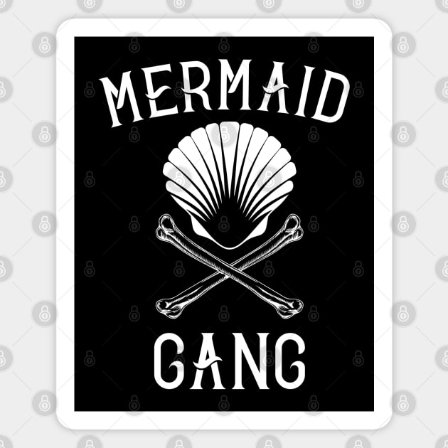 Mermaid Gang Magnet by LotusTee